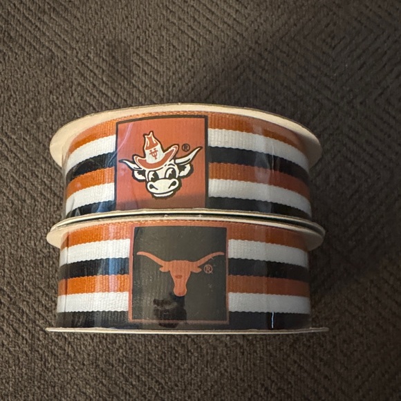 Other - Texas Longhorns 1” grosgrain Ribbon